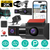 2K Car DVR 3 Channel Dash Cam 