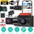 2K Car DVR 3 Channel Dash Cam 