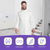 Disposable Lab Coat XX Large Pack of 10 White Disposable Lab Coats for Adults 60 GSM Microporous Disposable Coats Medical PPE with Elastic Wrists Loop