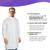 Disposable Lab Coat XX Large Pack of 10 White Disposable Lab Coats for Adults 60 GSM Microporous Disposable Coats Medical PPE with Elastic Wrists Loop