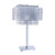 Bling Glam Faux Crystal Rectangular Table Lamp
