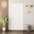 80" White Wood Slab Door