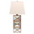6.25 X 6.75 X 27.5 Gold Modern Illusionary Mirrored Base - Table Lamp - 614486178513