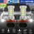 2PCS 800lm H8/H9/ H11 LED Fog DRL Light Bulb