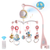 Baby Musical Crib Bed Bell Rotating Mobile Star