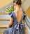 Deep V back Vienna Flower Girl Dress