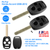 2Pcs Keyless Entry Remote Shell Case