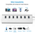 7-Port USB 3.0 Hub Portable Super Speed USB Data Hub 