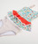 Floral & Tan stripes 2 pc swimsuit