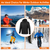 Heated Jacket Electric Heating Coat Lightweight Winter Hooded Jacket