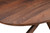Seven Piece Brown Solid Wood Dining Set with Six Chairs