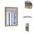 Vanguard Bathroom Mirror, Frame, Looking Glass