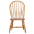 Sunset Trading Oak Selections Windsor Spindleback Dining Chair | Fully Assembled Kitchen Chair | Modern Farmhouse Minimalist Country Cottage | Light Oak | Set of 2