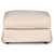 Sunset Trading Horizon Slipcovered Ottoman | Performance Fabric Washable Water-Resistant Stain-Proof | Tan