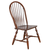 Sunset Trading Andrews Windsor Spindleback Dining Chair | Fully Assembled Kitchen Chair | Modern Farmhouse Minimalist Country Cottage| Chestnut Brown | Set of 2