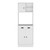 67" White Wood Three Door Pantry Or Storage Closet