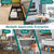 2 Pack Under Bed Storage Container Foldable Rolling Storage Bin