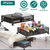 2 Pack Under Bed Storage Container Foldable Rolling Storage Bin