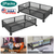 2 Pack Under Bed Storage Container Foldable Rolling Storage Bin