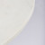34" White and Brown Stone and Solid Wood Round Pedestal Coffee Table