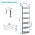 6 Tier Over Door Pantry Organizer Hanging
