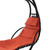 Orange Solid Color Single Swing Chair Hammock Stand Included