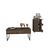 Murphys 2 Piece Living Room Set, Bar Cart + Coffee Table