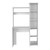 39" White Wood Executive Desk