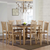 Sunset Trading Brook Fancy Slat Barstool | Two Tone Light Brown Wood | Counter Height Stool | Set of 2