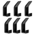 6 Packs Adhesive Hooks