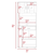 Capienza Pantry Cabinet, Two Shelves, Double Door, One Drawer