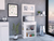Capienza Pantry Cabinet, Two Shelves, Double Door, One Drawer