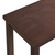 46" Espresso Solid Wood Rectangular Bar Table
