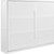 White Wood Queen Murphy Bed
