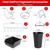 Pegboard Hooks Assortment Garage Pegboard Accessories Organizer Kit