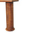 47" Brown Solid Wood Solid Console Table With Shelf And Drawer
