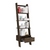 Oslo Ladder Bookcase, Four Legs, One Drawer, Five Open Shelves