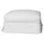 Sunset Trading Horizon Slipcovered Ottoman | Warm White 