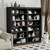 31" Black Wood Accent Cabinet