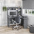 49" Gray Wood L Shape Computer Desk
