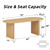 79" Natural Solid Wood Mirrored Double Pedestal Base Oval Dining Table
