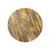 36" Natural Solid Wood Round Solid Drum Coffee Table