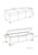 48" Dark Brown and Gray Upholstery Storage Ottoman