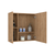 Barcelona Mirrored Medicine Cabinet, Single Door, Mirror, Four Shelves