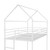 White Twin Over Twin Metal Bunk Bed