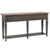 Sunset Trading Dakota Console Table with Drawers and Storage Shelf | 62" Sofa Table | Narrow Kitchen Sideboard | Distressed Brown and Ash Gray Solid Wood