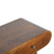 35" Chestnut Solid Wood Console Table With Two Drawers