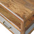 90" Brown Solid Wood Coffee Table With Five Drawers