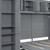 Gray Wood Queen Murphy Bed