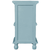 Sunset Trading Cottage Side End Table | Two Tone Beach Blue/Savage Brown Solid Wood | Fully Assembled